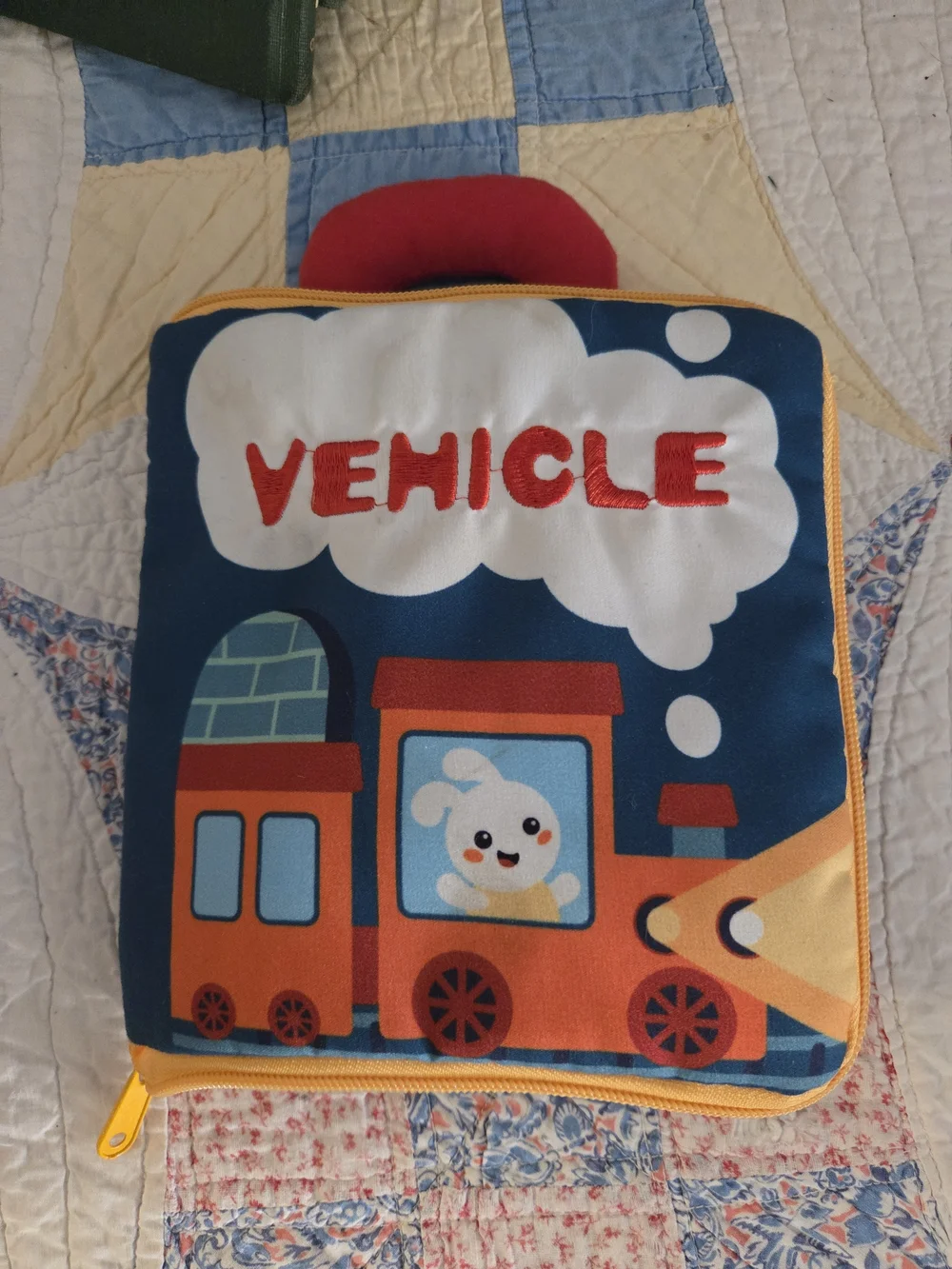 Vehicle Baby Toddler 3D Cloth Book Sensory Transportation Town Educational toy